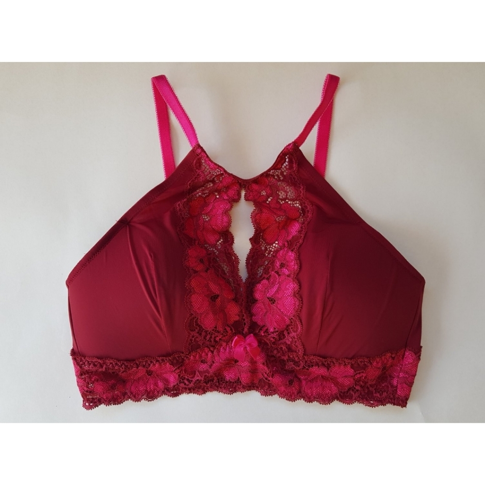 Adore Me Padded Red Bralette